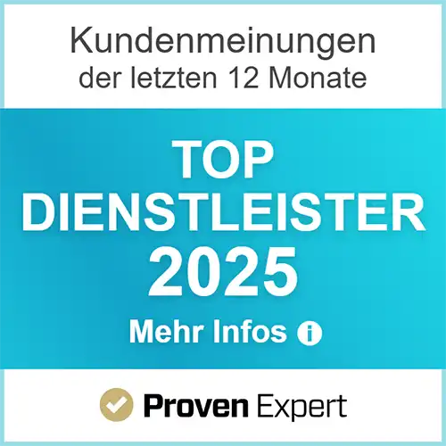 ProvenExpert Top Dienstleister 2025